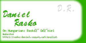 daniel rasko business card